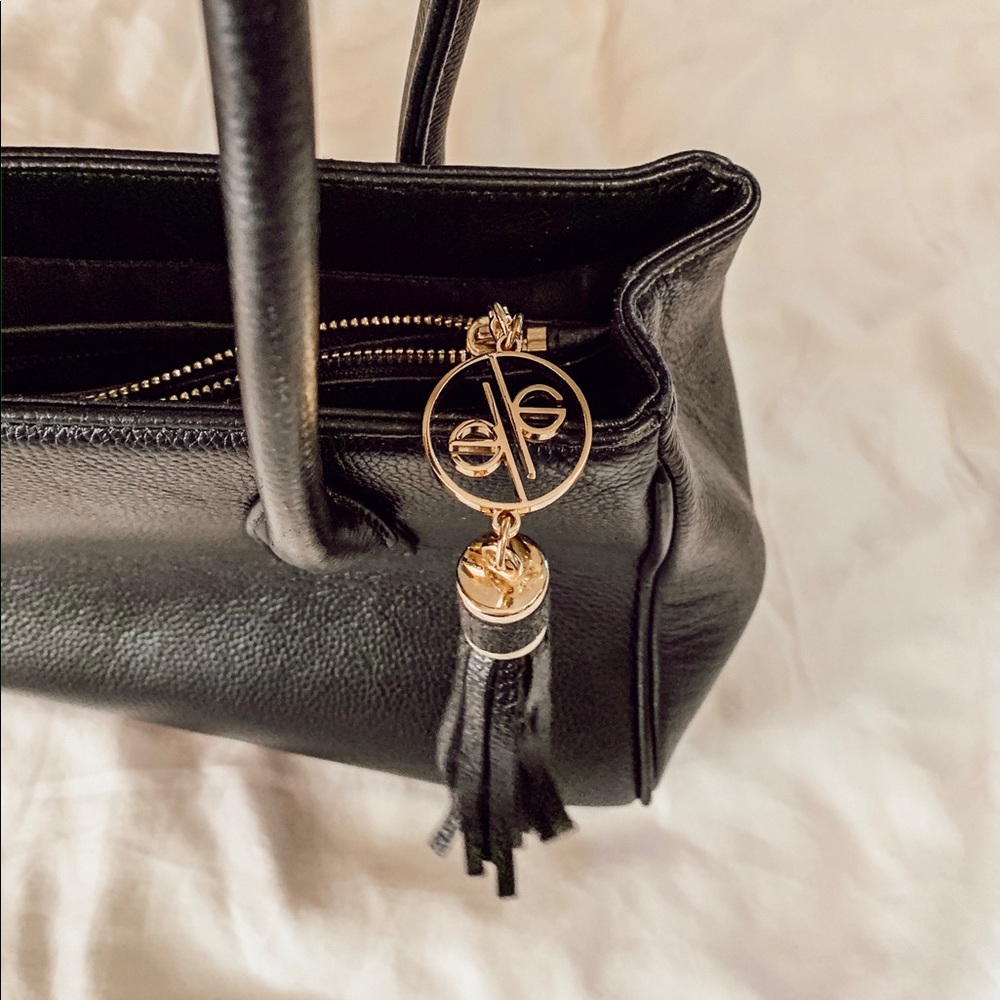 Black Leather Purse